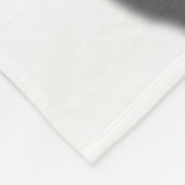 Peekaboo-französische Bulldogge Fleecedecke (Ecke)