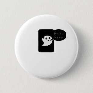 Peekaboo - Funny Autumn Zitat Button