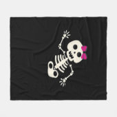 Peekaboo Funny Sloth Fleecedecke (Vorderseite (Horizontal))