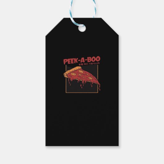 Peekaboo Funny Zitat Geschenkanhänger (Vorderseite)