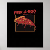 Peekaboo Funny Zitat Poster (Vorne)