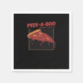 Peekaboo Funny Zitat Serviette (Vorderseite)