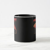 Peekaboo Funny Zitat Tasse (Zentrum)