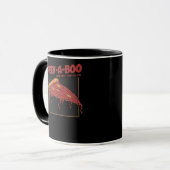 Peekaboo Funny Zitat Tasse (Vorderseite Links)