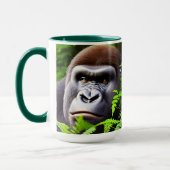 Peekaboo Gorilla, Combo-Kaffee-Tasse Tasse (Links)