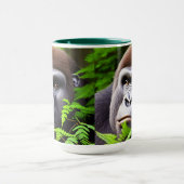 Peekaboo Gorilla, Combo-Kaffee-Tasse Tasse (Zentrum)