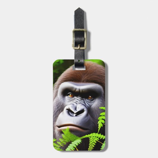 Peekaboo Gorilla, Gepäckmarken Gepäckanhänger (Vorderseite vertikal)