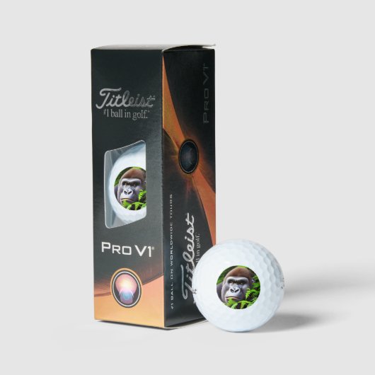 Peekaboo Gorilla, Golfplätze Golfball (Verpackung)