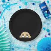 Peekaboo Grafisches Basisangebot Pappteller (Party)