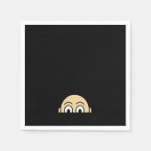 Peekaboo Grafisches Basisangebot Serviette (Vorderseite)
