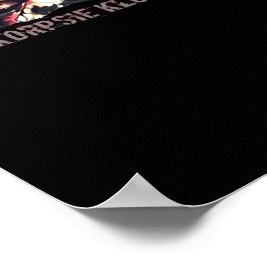 Peekaboo Graphic Autumn Vibes Poster (Ecke)