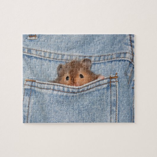 Peekaboo Hamster Puzzle (Horizontal)