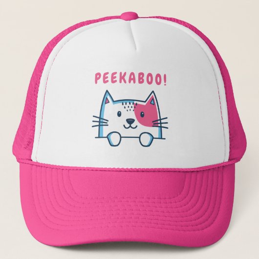 Peekaboo Hat Truckerkappe (Vorderseite)