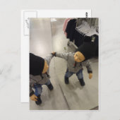 Peekaboo! Kiekeboe! Postkarte (Vorne/Hinten)