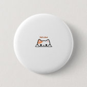 Peekaboo! - Klassisches Design zu Halloween Button (Vorderseite)