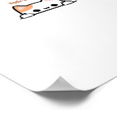 Peekaboo! - Klassisches Design zu Halloween Poster (Ecke)