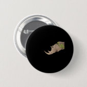 Peekaboo - Klassisches Halloween-Zitat Button (Vorne & Hinten)