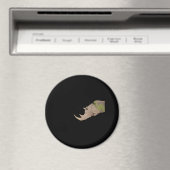 Peekaboo - Klassisches Halloween-Zitat Magnet (In Situ (Geschirrspüler))
