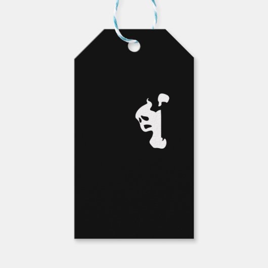 Peekaboo Lazy Sloth Geschenkanhänger (Vorderseite)