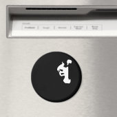 Peekaboo Lazy Sloth Magnet (In Situ (Geschirrspüler))