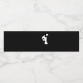 Peekaboo Lazy Sloth Wasserflaschenetikett (Einzelnes Label)