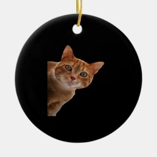 Peekaboo- Malerei Keramik Ornament (Vorne)