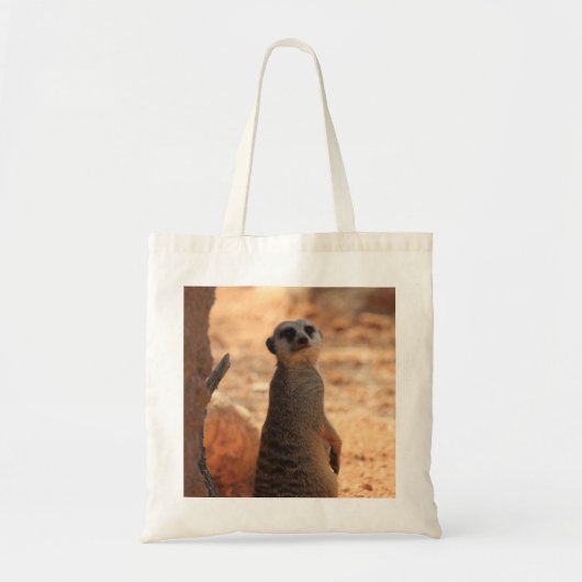 Peekaboo Meerkat Taschen-Tasche, Zoo-Babys Tragetasche (Vorne)