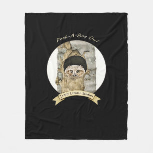 Peekaboo Meme Design für Halloween Fleecedecke