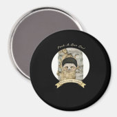 Peekaboo Meme Design für Halloween Magnet (Vorderseite/Rückseite)