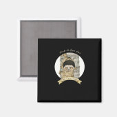 Peekaboo Meme Design für Halloween Magnet (Vorderseite/Rückseite)
