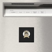 Peekaboo Meme Design für Halloween Magnet (In Situ (Geschirrspüler))