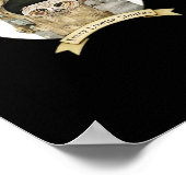 Peekaboo Meme Design für Halloween Poster (Ecke)
