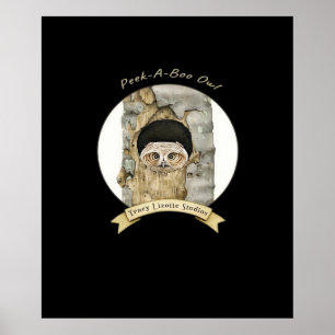 Peekaboo Meme Design für Halloween Poster
