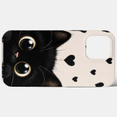 Peekaboo-Midnight-Kätzchen-Handyhülle Case-Mate iPhone Hülle (Rückseite (Horizontal))