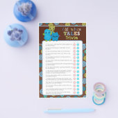 PeekaBoo Monsters Kinderdusche Spiel Alte Ehefraue Flyer (Einzeln)