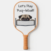 Peekaboo Mops Pickleball Paddle (Vorderseite)