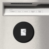 Peekaboo Niedlich Basic Magnet (In Situ (Geschirrspüler))