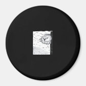 Peekaboo Niedlich Basic Magnet (Vorne)