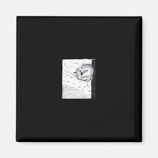 Peekaboo Niedlich Basic Magnet (Vorne)