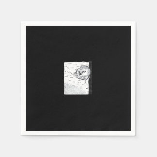 Peekaboo Niedlich Basic Serviette