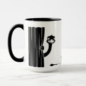 Peekaboo Ostrich Funny Mug Tasse (Links)