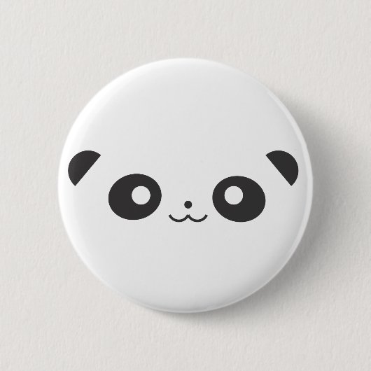 Peekaboo-Panda Button (Vorderseite)