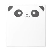 Peekaboo Panda Notizblock (Vorderseite)