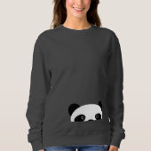 Peekaboo-Panda Sweatshirt (Vorderseite)