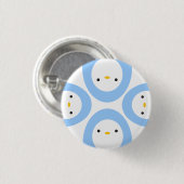 Peekaboo-Pinguine Button (Vorne & Hinten)