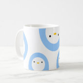 Peekaboo-Pinguine Kaffeetasse (Vorderseite Links)