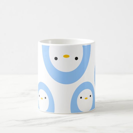 Peekaboo-Pinguine Kaffeetasse (Mittel)