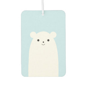 Peekaboo Polar Bear Car Air Freshener Autolufterfrischer