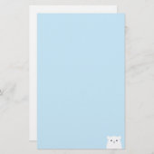 Peekaboo Polar Bear Stationery Briefpapier (Vorne/Hinten)