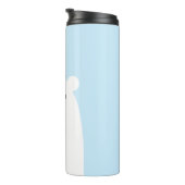 Peekaboo Polar Bear Tumbler Thermosbecher (Nach rechts gedreht)